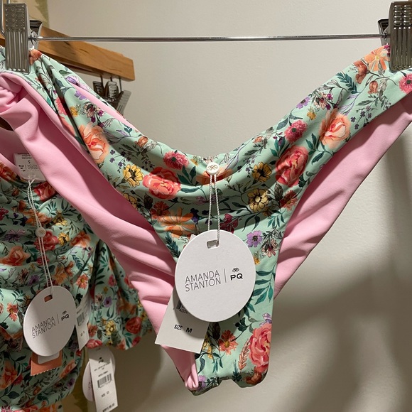 AMANDA STANTON X PQ SPROUT REVERSIBLE BASIC RUCHED BOTTOMS TEENY - Picture 2 of 6